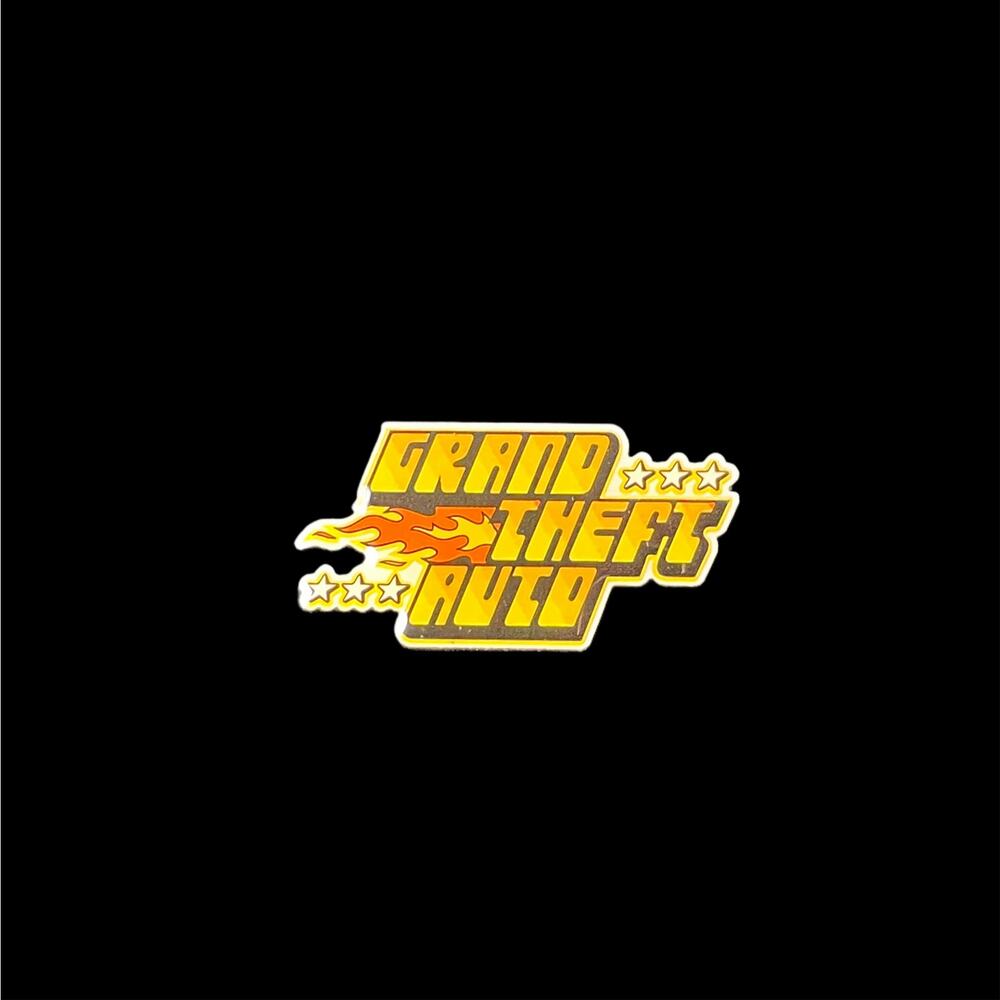 Headgear Classics Nostalgia Grand Theft Auto 1997 Video Game Lapel Pin
